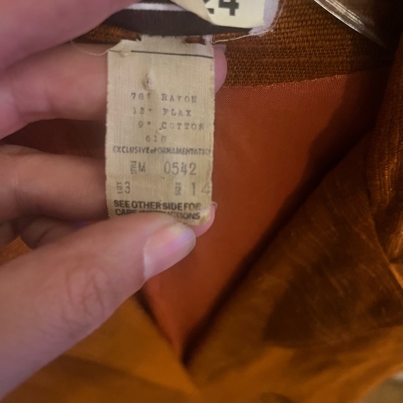 Vintage Addena woven one button blazer - Picture 5 of 5